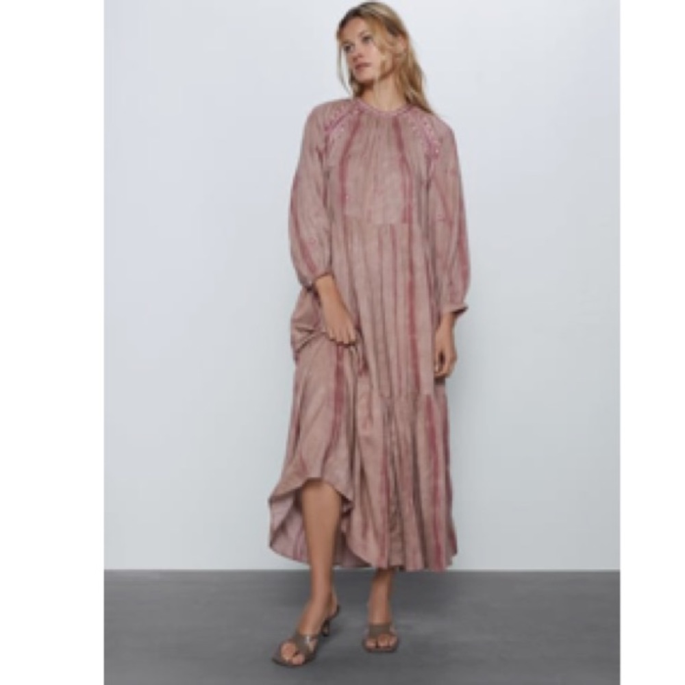 Zara Midi Pink Dress